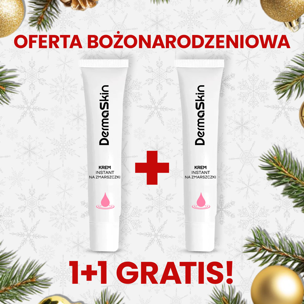 1+1 Gratis Krem Instant na zmarszczki