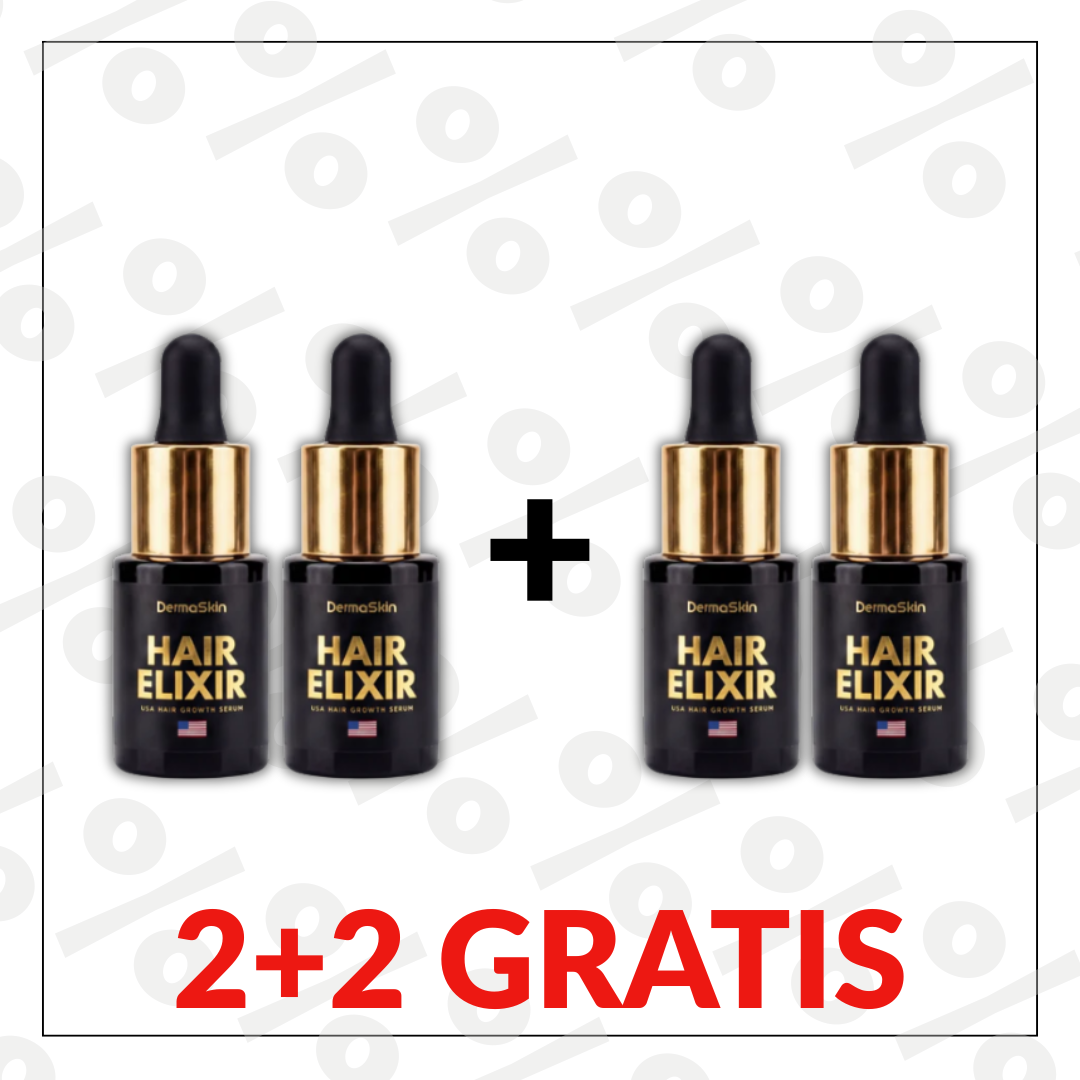 2+2 Gratis USA Hair Elixir dla mężczyzn – niezwykle skutecznie stymuluje porost włosów i hamuje ich wypadanie