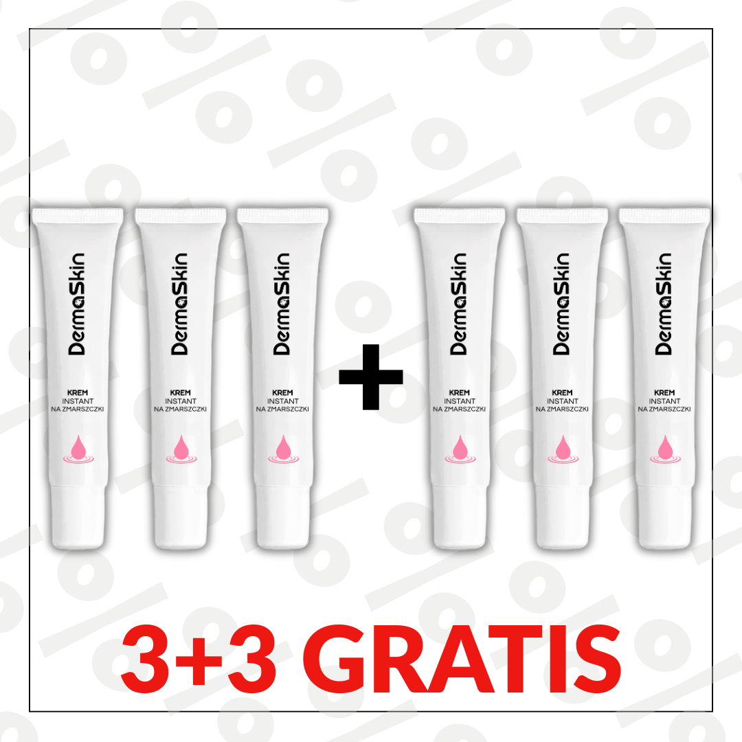 3+3 Gratis Kremy Instant na zmarszczki