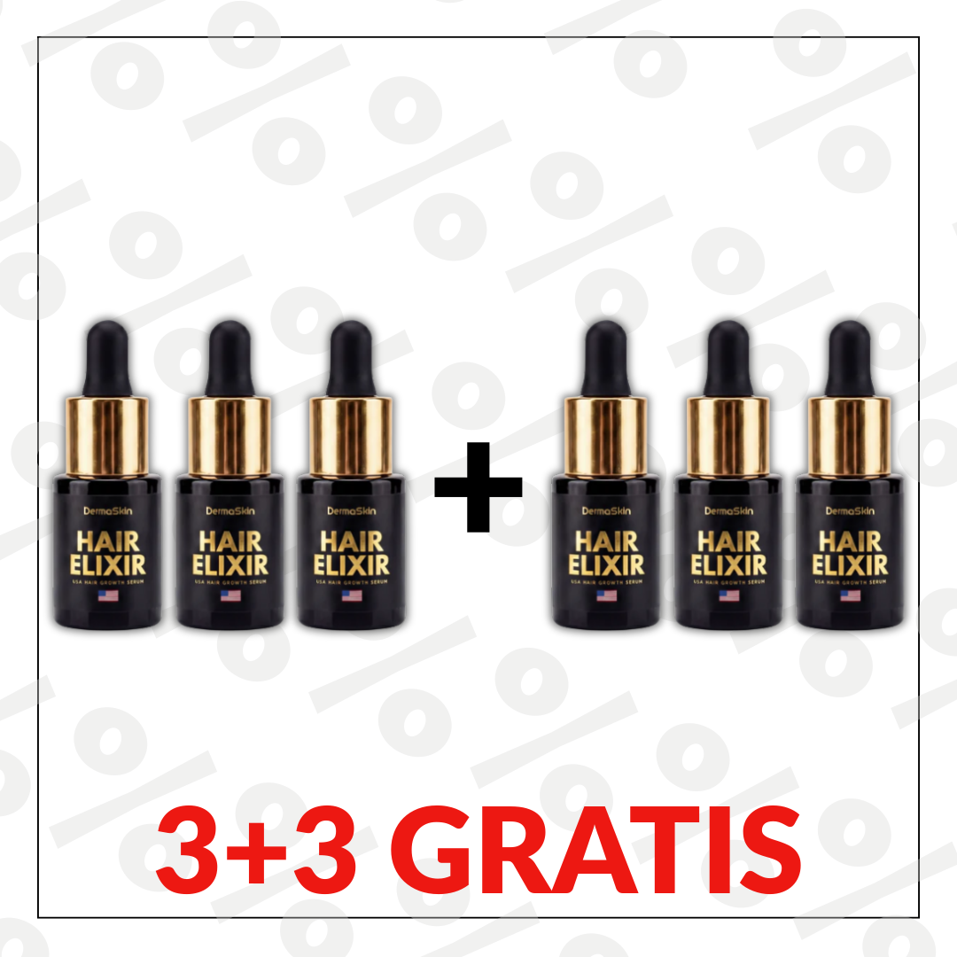 3+3 USA Gratis Hair Elixir dla mężczyzn – niezwykle skutecznie stymuluje porost włosów i hamuje ich wypadanie