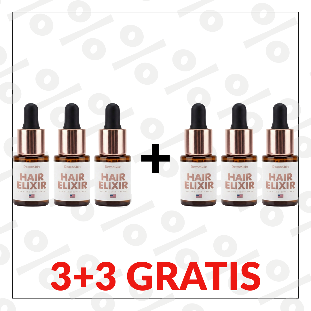 3+3 Gratis USA Hair Elixir Dla Kobiet – Niezwykle skutecznie pobudza porost włosów i zatrzymuje ich wypadanie